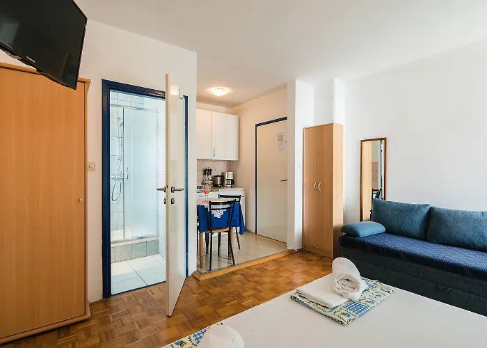 Appartamento Hundefreundliches Studio-apartment Nur 580 Meter Zum Mit Parkplatz Selce